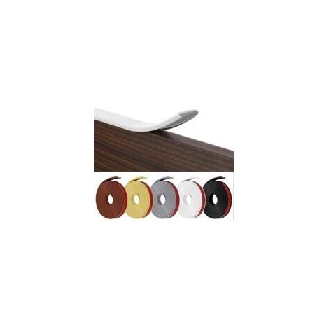 U-förmiger Kantenschutz, flexibler TPE-Eckenschutz für Babytische, Eckenschutz mit selbstklebender Rückseite für Tisch- und Möbelecken (5 m x 18 mm, Weiß) (1/5)