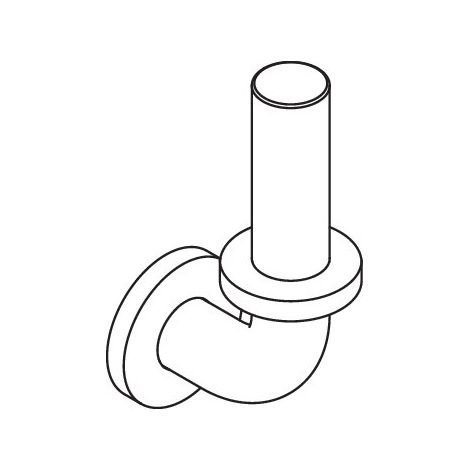 HEWI 801.21B401 92 Porte-papier de réserve Série 801, mat (1/2)