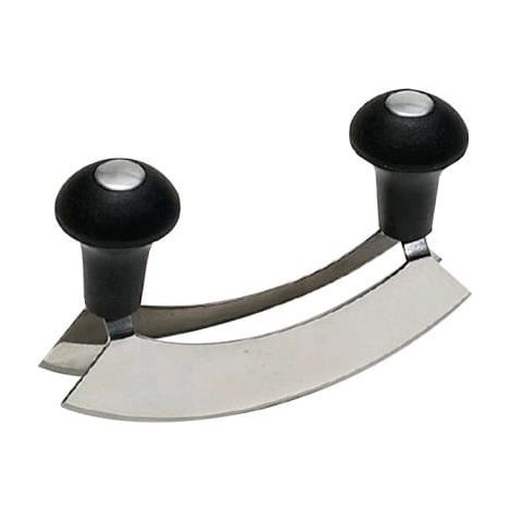 Coltello tritaerbe in acciaio inox da 17 cm (1/2)