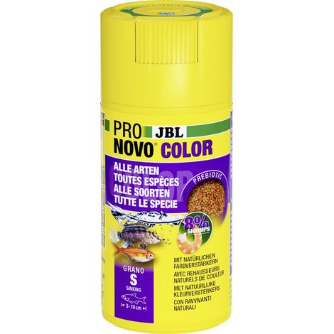 JBL Fischfutter Pronovo Color Grano S Fischfuttergranulat 100 ml Granulat