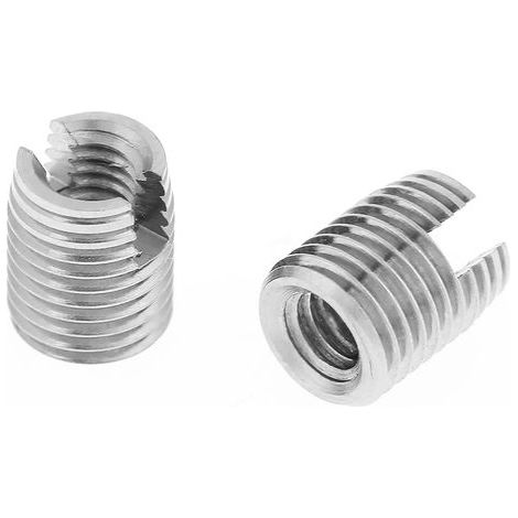 FTVOGUE Lot de 20 inserts filetés autotaraudeurs en métal M4 x 8 mm (1/5)