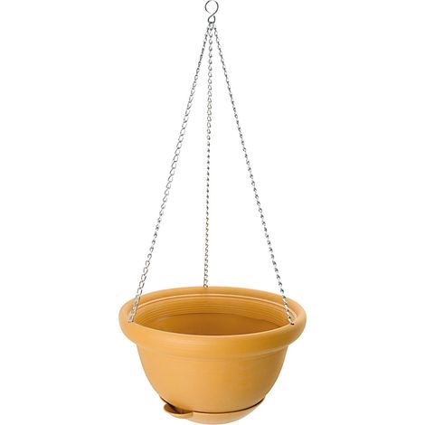 Vaso pensile tondo Ø32 cm in resina da appendere Vittoria GDM