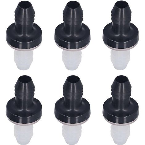 Stück Rückschlagventile aus Kunststoff, Einweg-Inline-Ventile für Flüssigkeiten und Gase, 3/8 Zoll (10 mm) Anschlussdurchmesser