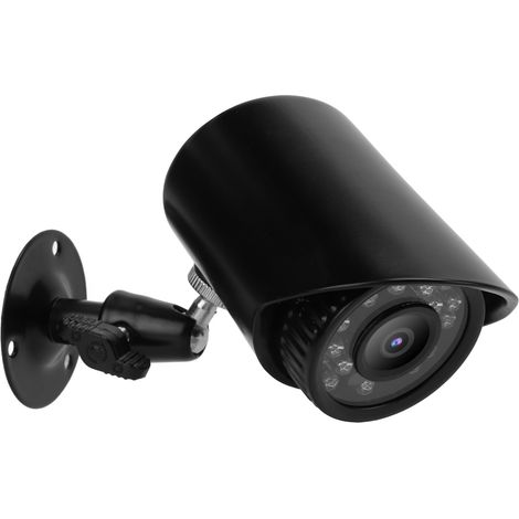 Caméra de sécurité extérieure 1080p, objectif 3,6 mm, vision nocturne, étanche IP66, image nette, 12 V, pour la maison, l'école ou le garage (PAL). (1/5)
