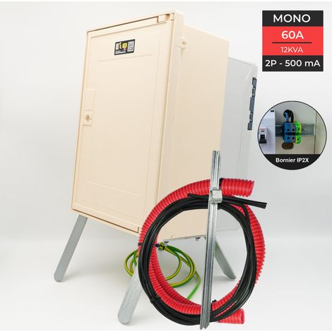 Coffret Mono 12 KW + 7 prises (1/5)