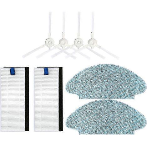 Tefal Rowenta Explorer X-plorer : brosse latérale, filtre Hepa et filtre Hepa Chiffon de vadrouille (1/5)