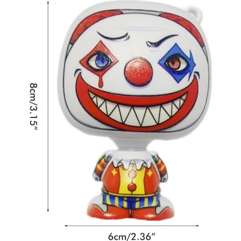Figurine Horreur Tête Hochement LED Auto Décor Voiture Tableau de Bord Halloween Ornement Cadeau Effrayant (1/5)