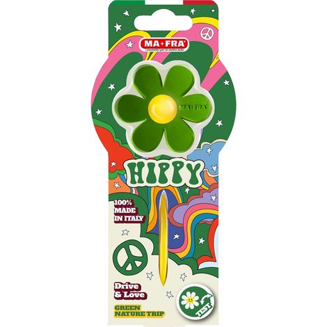 Profumatore per Auto Hippy Nature Trip Verde Profumo Fiorito Ma fra