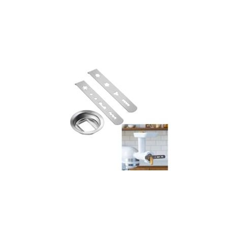 Accesorio para galletas para picadora de carne, accesorio de repostería de acero inoxidable con 8 formas diferentes, accesorio para galletas, accesorios para picadora de carne KitchenAid