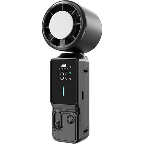 Tragbarer Ventilator, Hochgeschwindigkeitsturbine, praktisch für den Außeneinsatz, 100 Geschwindigkeitsstufen und Schnellladefunktion über USB (A). (1/5)
