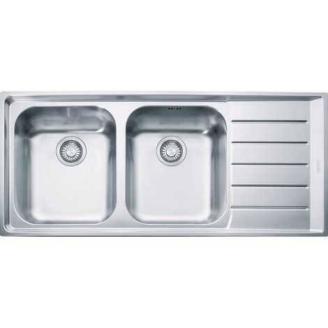 Franke NEX 621. Tipo di lavello: Lavello montato su piano, Forma del lavandino: Rettangolare, Materiale del lavandino: Acciaio inox. Larghezza: 510 mm, Profondità: 1160 mm, Larghezza... - 101.0040.734 (1/2)