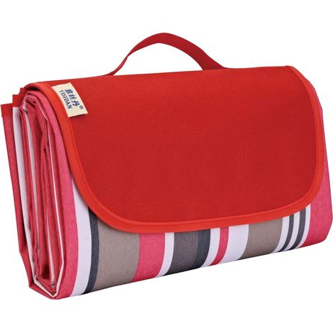 Couverture De Pique-Nique - Imperméable - Oxford 600D - 145 x 80 cm - Pour Plage Camping Parc Extérieur - 1 Pièce