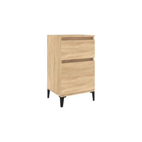 Table de chevet chêne sonoma 40x35x70 (1/5)