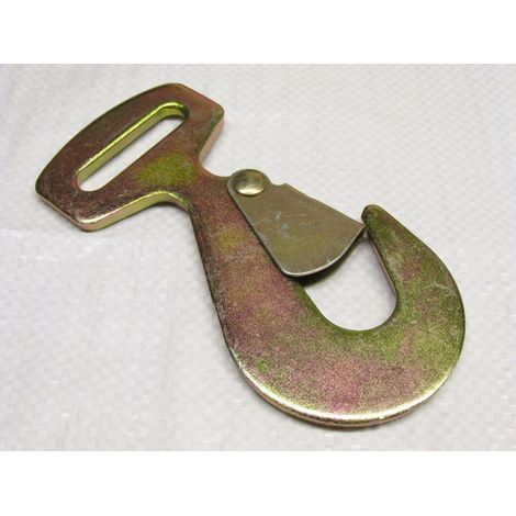 50MM Flat Snap Hook 5 Ton (5T Zinc Plated Secure Ratchet Fitting) (1/2)