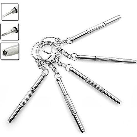1 pc Glasses Screwdriver 3 in 1 Mini Multifunctional Screwdriver Watch Repair Kit Small Triple Tool (1/3)