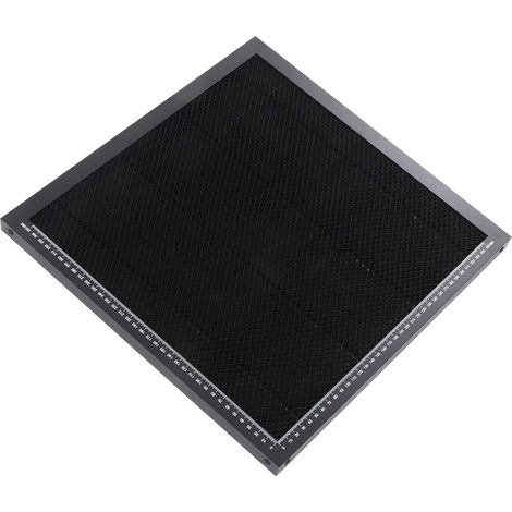 Table de découpe laser 400x400mm en acier allié dur, structure en nid d'abeille pour dissipation rapide de la chaleur, adaptée à graveur laser (1/5)