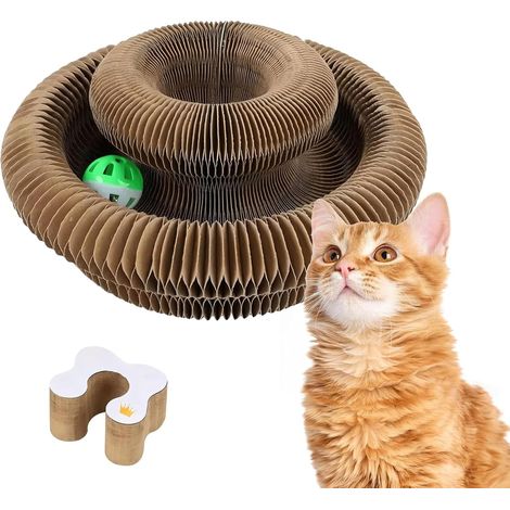 Reiteag KittySpin  Spin Feline Kingdom, interaktiver Katzenkratzbaum, robustes, wendbares Design, geeignet für alle Größen