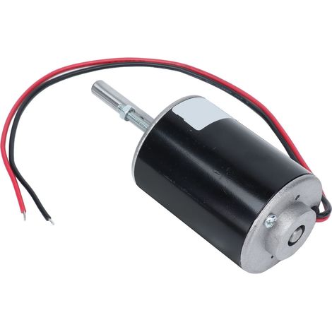Moteur DC 30W à arbre long XD-3420, aimant permanent haute vitesse 12V 3500 tr/min, avec alimentation et variateur de vitesse (Réf. 10122102082) (1/5)