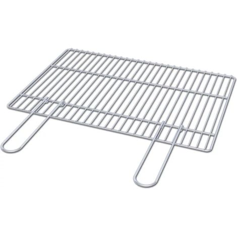 GRIGLIA CROMATA PER BARBECUE 67X40 CM SAROM PER BBQ PORTO NEW MILANO