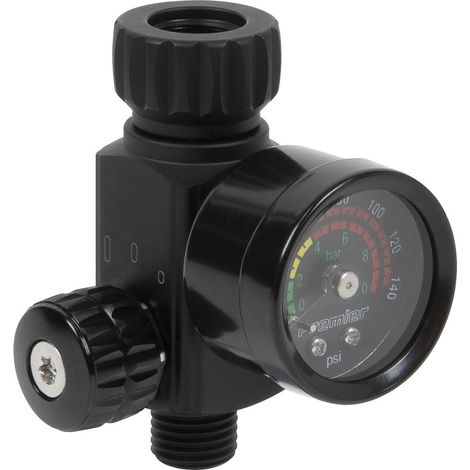 Sealey AR02 Premier On-Gun Air Pressure Regulator/Gauge with Glass Lens (1/5)