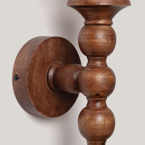 Lampada da Parete Vibhuti ILUZZIA Beige (1/5)