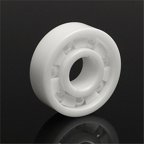 4 roulements à billes en céramique 608, 8 x 22 x 7 mm, en oxyde de zirconium (ZrO2).