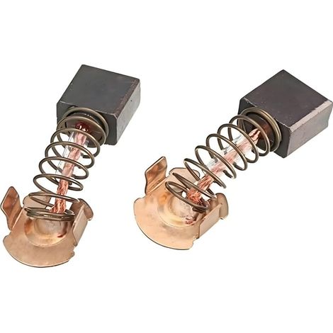 Balais de charbon pour ponceuse murale avec raccord à ressort - Pièce de rechange pour moteur DWS 780 (1/5)