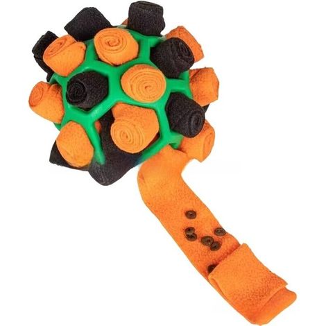 Puzzle reniflant multifonctionnel pour animaux de compagnie, boule frite, fuite de nourriture cachée, jouets pour chiens pour (1/5)