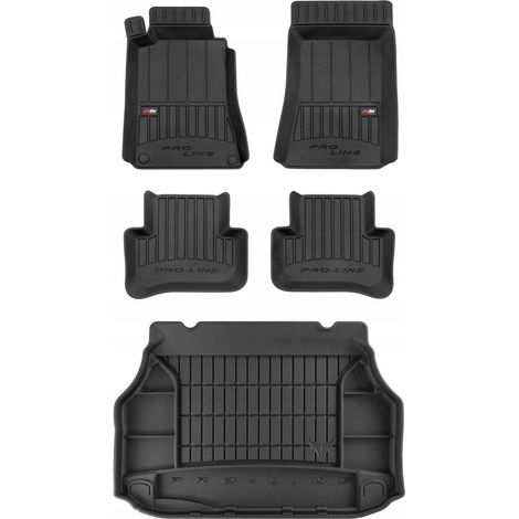 SET 3D Gummimatten Mercedes C W203 Coupe 2000-2007 (1/5)
