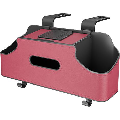 Multifunktionale Aufbewahrungsbox für die Autositzlehne,Aufbewahrungsbox für die Autositzlehne  Organizer zur Befestigung an der Rückenlehne, Taschentuchbox, Getränkehalter,Multifunktionale Kfz-Organ