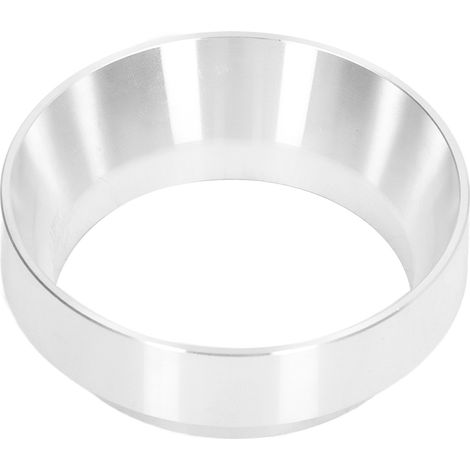 Magnetischer Kaffeedosiertrichter aus Edelstahl, 58-mm-Filterhalter, Dosierring für Kaffeebohnen, silberfarben, für den Heim- und Cafégebrauch (1/5)