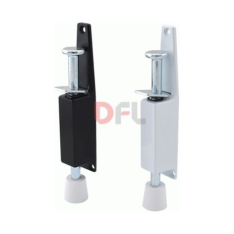 Fermaporta a Pedale Grande in Metallo Verniciato Robusto e Pratico con Portata fino a 40 kg -Bianco / 1 Pezzo (1/5)