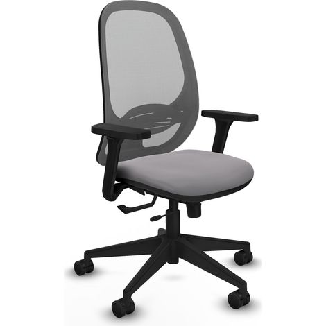 Silla de oficina piqueras y crespo Cilanco negro ruedas nylon (1/2)