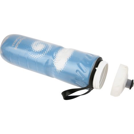 Bouteille de sport isotherme double paroi en PE de 710 ml pour activités de plein air, conservant l'eau chaude ou froide (bleue) (1/5)
