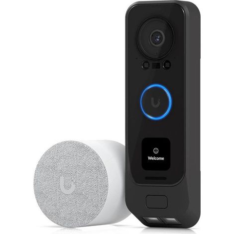 Ubiquiti G4 Doorbell Professional PoE negro y plata