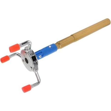 Rauchmelder-Entfernungswerkzeug aus Aluminiumlegierung mit Klauenkopf und 14,6-mm-Stange für Sicherheitsinspektionen in Hochhäusern - (1/5)