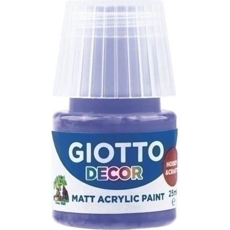 PINTURA ACRIL.GIOTTO 25 ml VIOLETA - Pack de 6 unidades