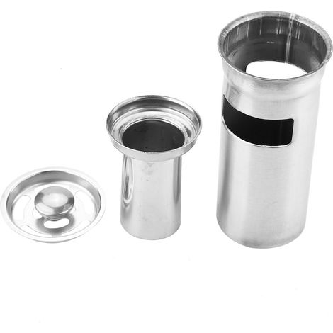 Bonde de douche en acier inoxydable, siphon de salle de bain, caniveau à double sortie, noyau anti-fuite (1/3)