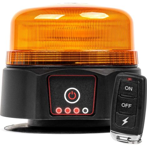 Segnalatore luminoso a LED senza fili con telecomando R65 R10 12V 24V amio-03932 (1/5)