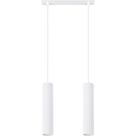 Suspension moderne blanche 2x GU10 Gravio Pure Lume (1/5)