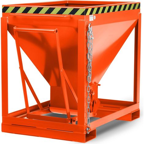 RR Industrietechnik Silowagen Typ RSL 375dm³ stationär RAL 2004 Reinorange