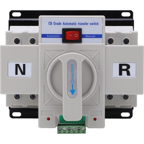 Disjoncteur 2P Inverseur de Source Automatique 230V 63A Commutateur de Transfert Double Puissance (1/5)