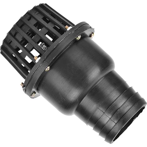 Clapet anti-retour plat en PVC noir pour pompe à eau (3 pouces) (1/5)