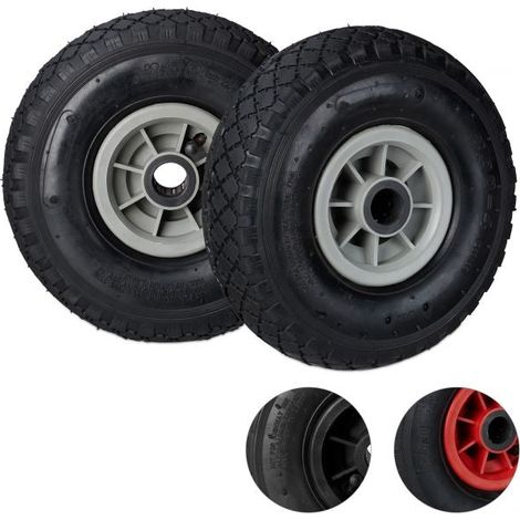 Ruote per carriola gomma pu 2 pz (1/5)