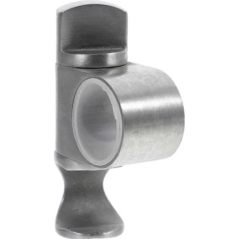 Support de pommeau de douche argenté, compatible avec barre de douche coulissante, clip réglable, ensemble de 5 pièces, accessoires de salle de bain. (1/5)