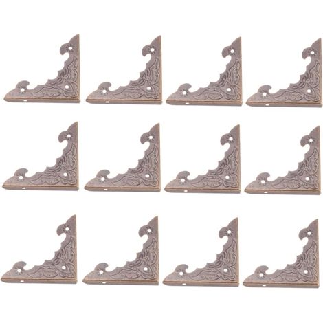24 protège-coins décoratifs - fer - bronze - style vintage (1/5)
