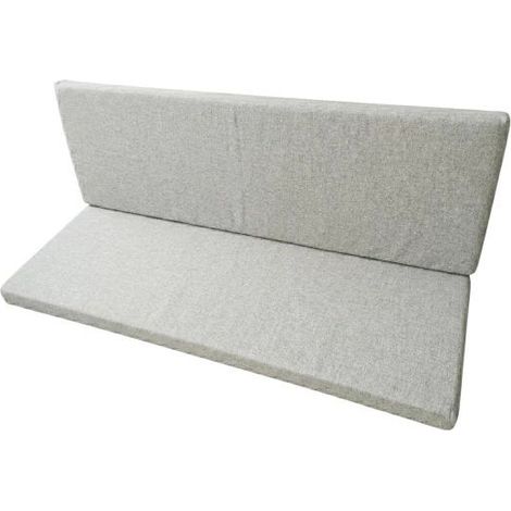 CUSCINO DONDOLO SEDUTA E SCHIENALE SFODERABILE 3 POSTI MAX LISO GRIS GRIGIO CHI