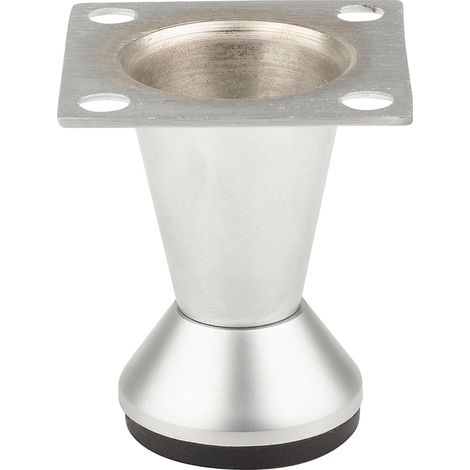 FS002 80 mm verstellbarer Möbelfuß, matt verchromt SANS MARQUE