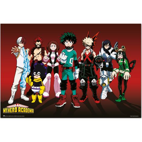Poster my hero academy versione eroe
