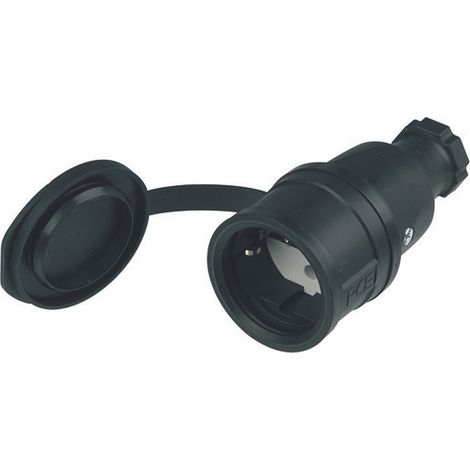 VARTA Gummikupplung mit Deckel IP44 sw (1/3)